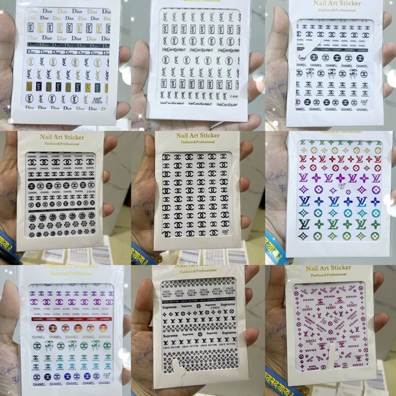 Sticker trang trí móng mua 10 tặng 1 - LanChiNail