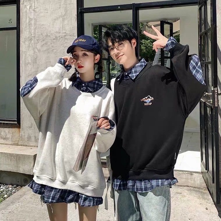 [SẴN] HÀNG SẴN ÁO HOODIE TAY KẺ CARO XINH MÊ | BigBuy360 - bigbuy360.vn