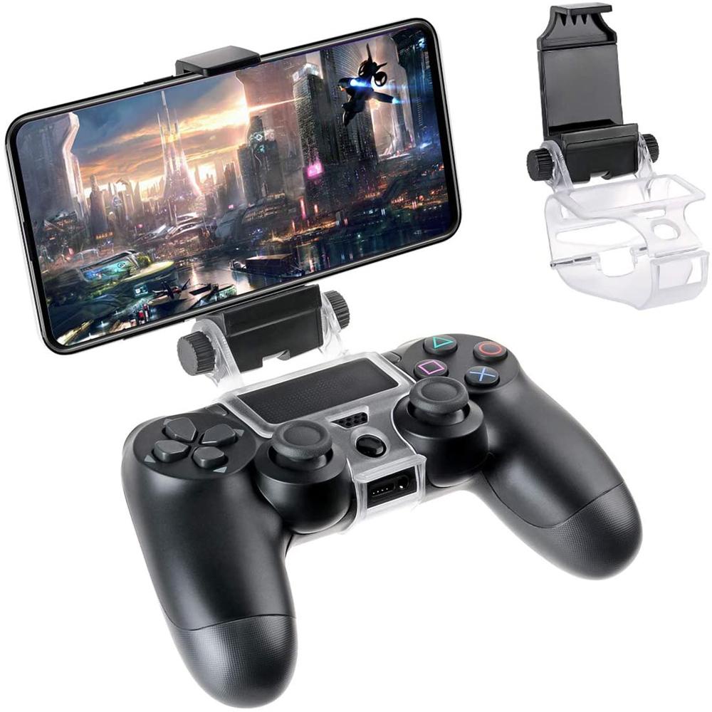 Giá Đỡ Điện Thoại/ Tay Cầm Chơi Game PS4 Bằng ABS Tùy Chỉnh Bền Bỉ Dễ Điều Chỉnh Cho PS4