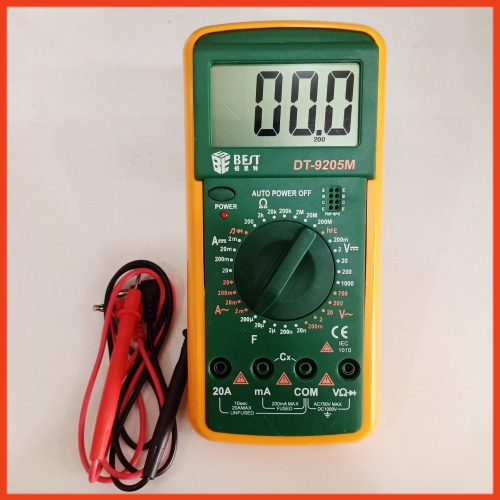 Đồng Hồ Đo Điện Vạn Năng Kỹ Thuật Số BEST 9205M dùng cho đo kiểm tra mạch điện hoặc mạch điện tử Digital multimeter