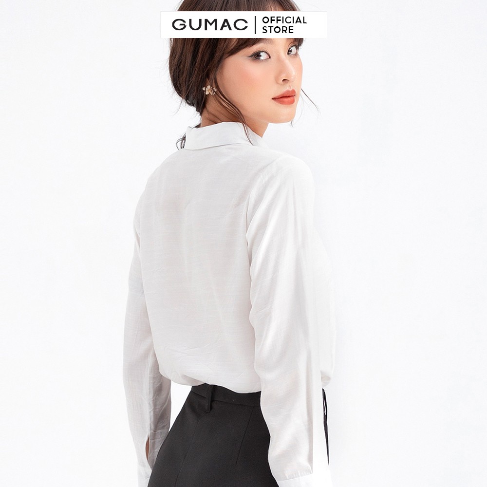 [Mã WABRGM11 giảm 10% đơn 250K] Áo sơ mi cơ bản GUMAC AB659 | BigBuy360 - bigbuy360.vn