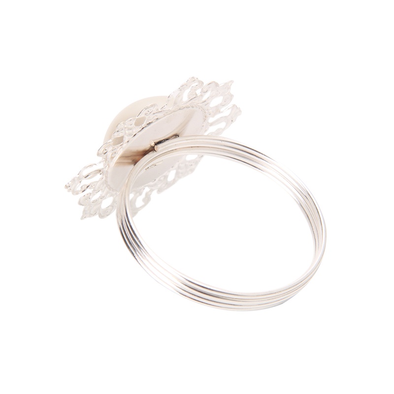 Set 12 Giá Đỡ Khăn Ăn Hình Tròn Trang Trí Tiệc Cưới