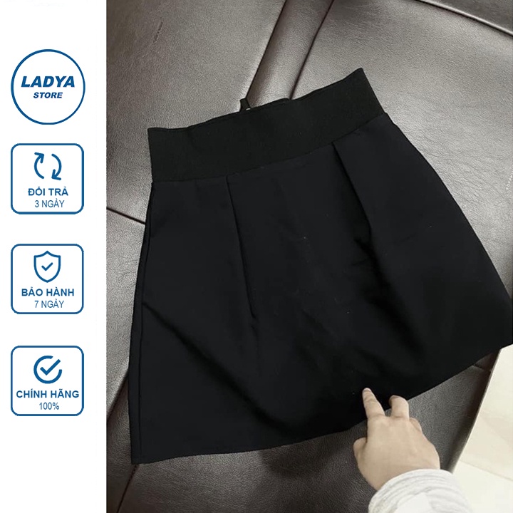Chân váy chữ A Ladya nữ lưng cao ngắn cao cấp M159