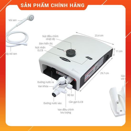 (FREESHIP) máy nước nóng trực tiếp không bơm SB35E-VN ARISTON