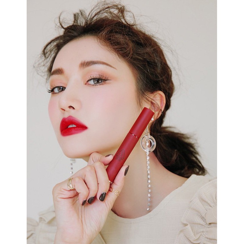 Son 3CE Velvet Lip Tint Private(Đỏ lạnh)