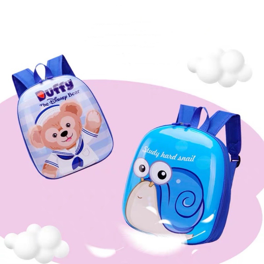 Balo đi học mẫu giáo mầm non, balo trứng chống nước cho bé trai bé gái Ngựa Pony