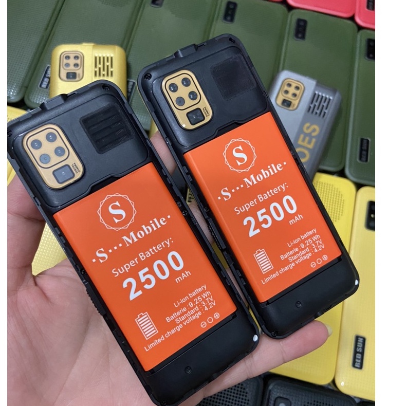 Điện Thoại 03 sim 03 sóng Pin Trâu 2500MAH Chính Hãng Smobile W23 Bảo Hành 12 Tháng