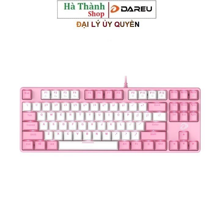 Bàn phím cơ Dareu EK87 Hồng Pink ( Blue / Brown / Red Switch )