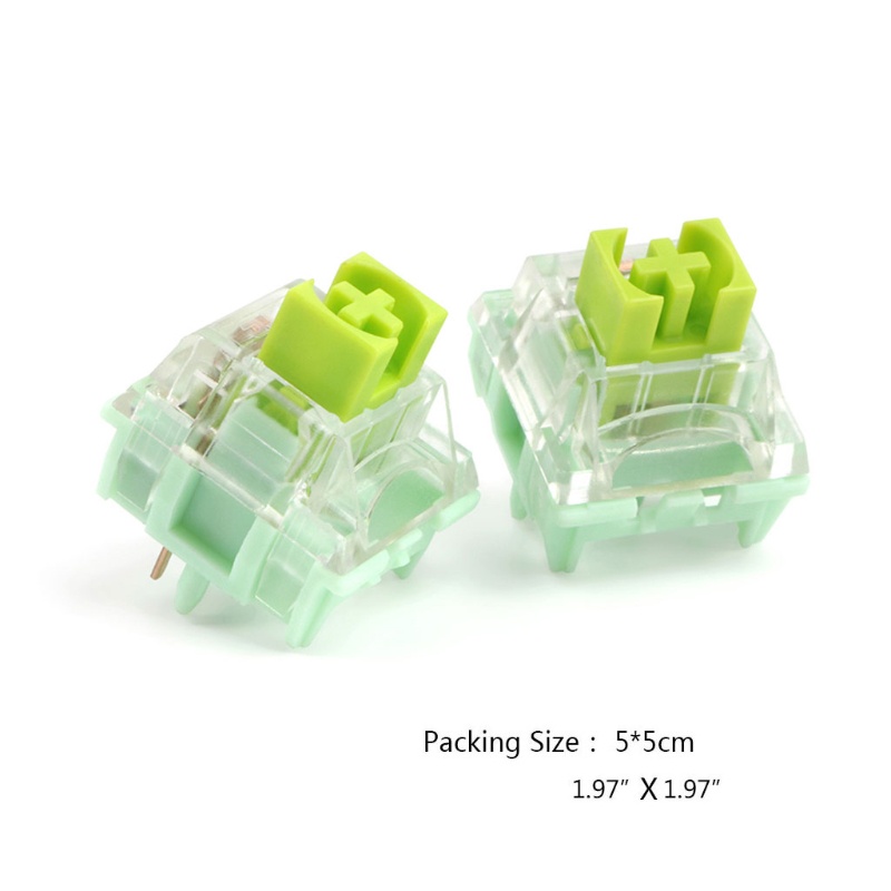 Set 2 công tắc TTC cho bàn phím cơ Steady Aixs ACE RGB Switch 2Pin 10Million Click Life