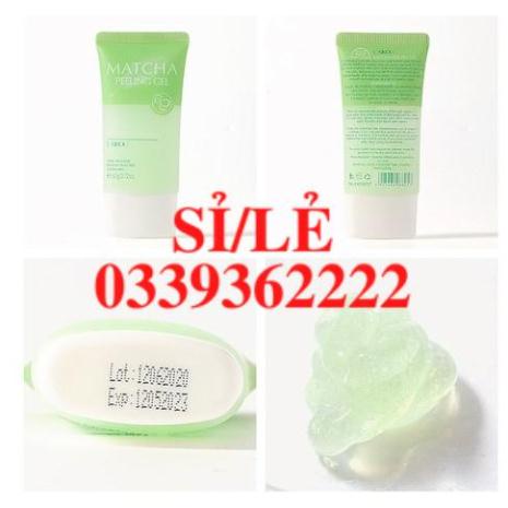 [ CHÍNH HÃNG ] Gel tẩy da chết dưỡng ẩm và làm trắng da Laikou Matcha Peeling 60g Sena Beauty  HAIANHSHOP