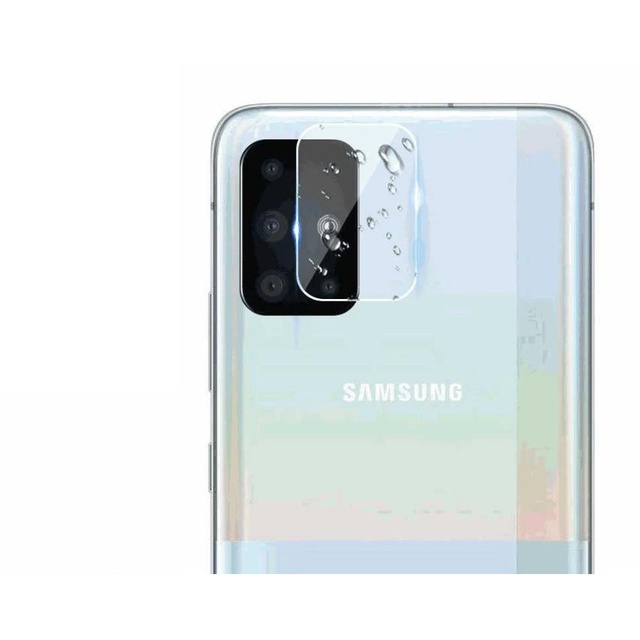 Bộ 2 miếng dán cường lực camera cho Samsung A51, A71 có lỗ đèn Flash