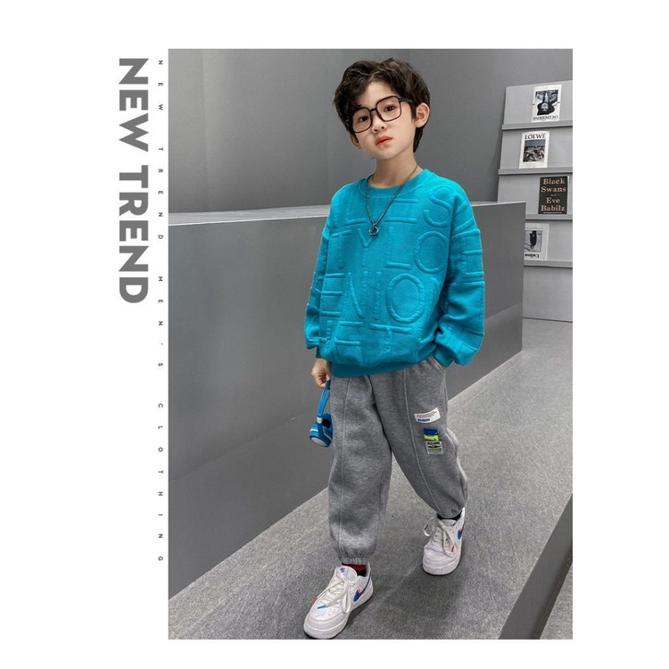 Áo thun tay dài họa tiết dễ thương thời trang cho bé nam