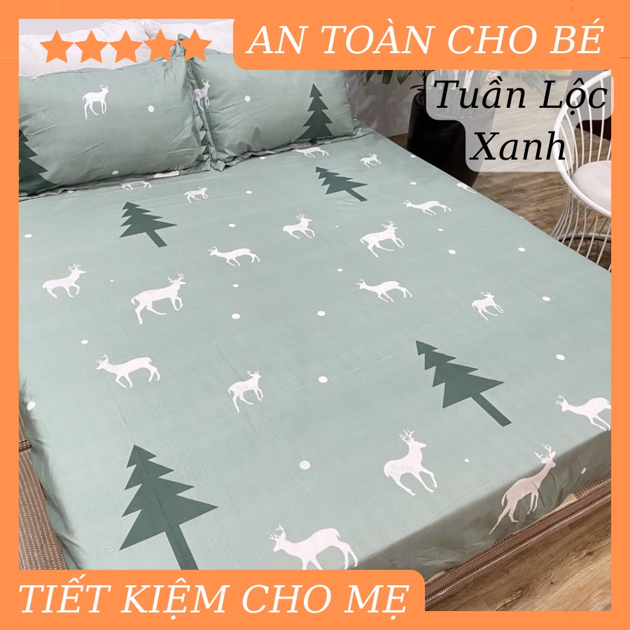 Ga chống thấm Nệm Cotton Poly 1M2 1M6 1M8 Drap Bốn Mùa Đủ Size