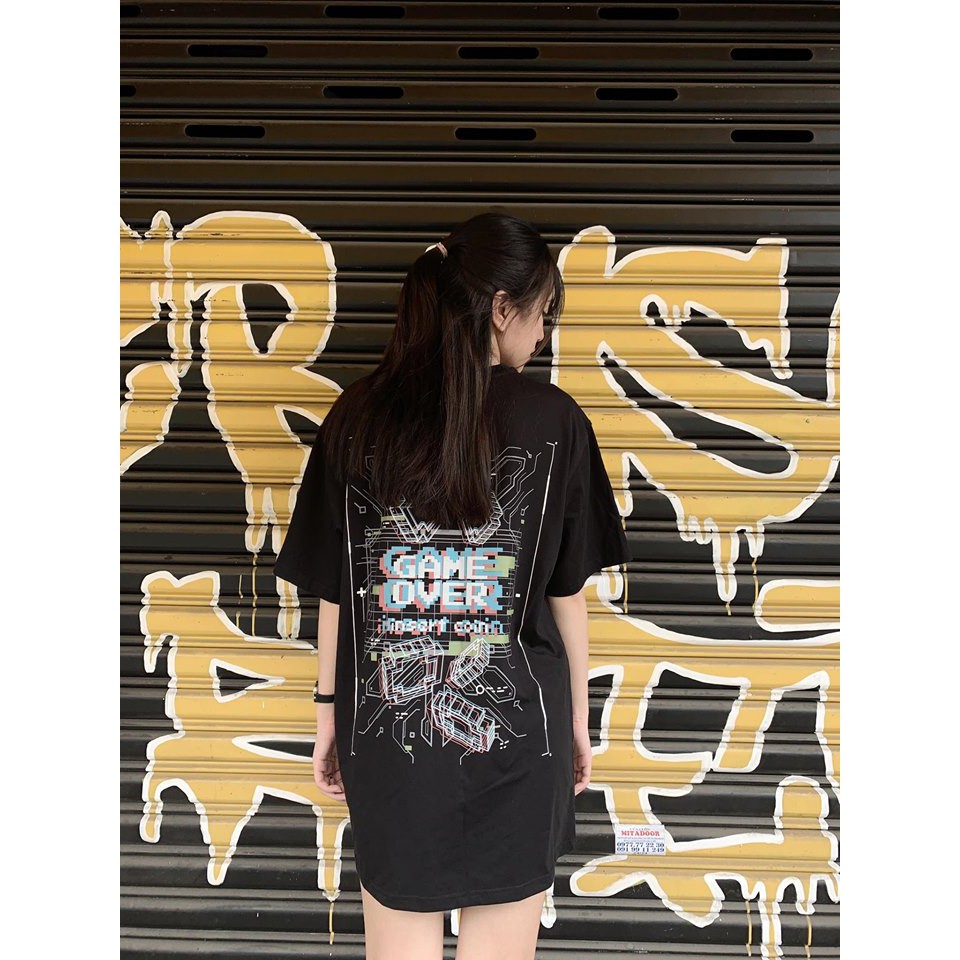 Áo Game Over (insert coin) phản quang chữ | BigBuy360 - bigbuy360.vn