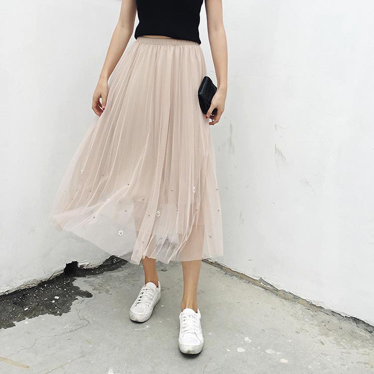 Chân Váy ren đính hạt 326