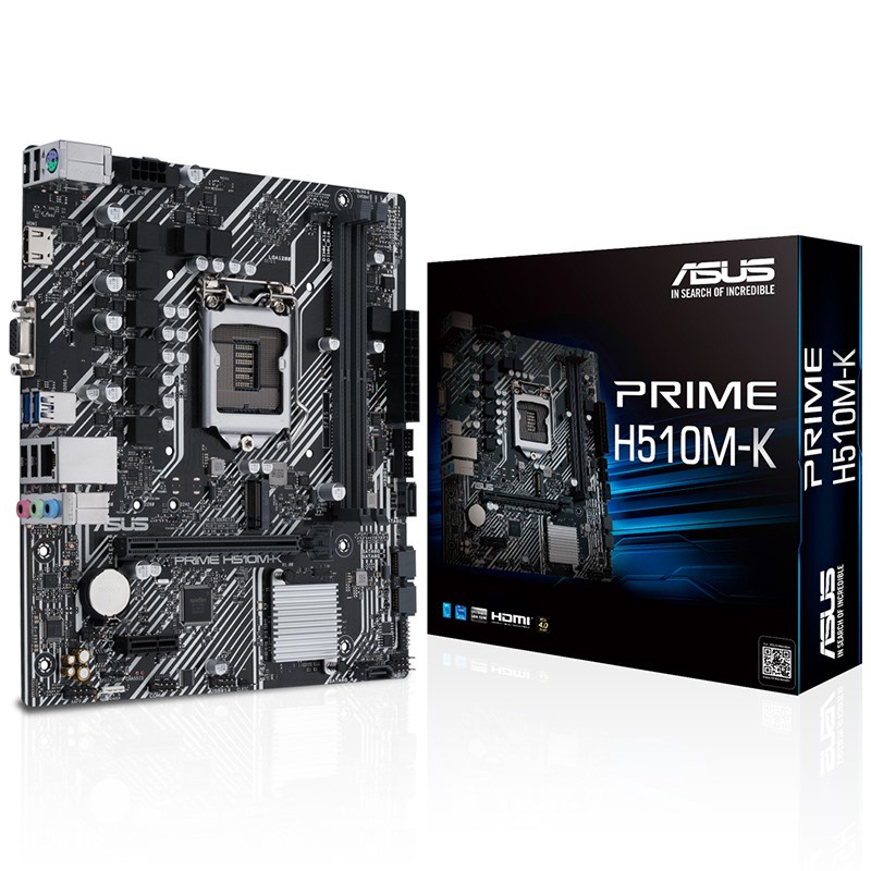Main Asus H510M-K socket 1200 hỗ trợ cpu đời 10 và 11 + hàng chính hãng bảo hành 36 tháng
