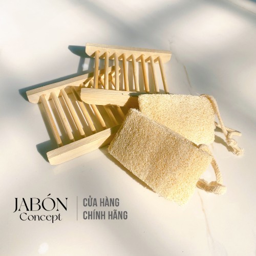 Bông Tắm Xơ Mướp Hữu Cơ Thiên Nhiên Phụ Kiện Sử Dụng Phòng Tắm Jabón Concept