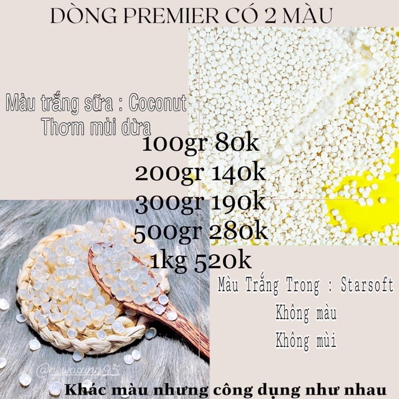 100gr SÁP DỪA WAX LÔNG [ Nhập khẩu USA ] TẶNG QUE GỖ