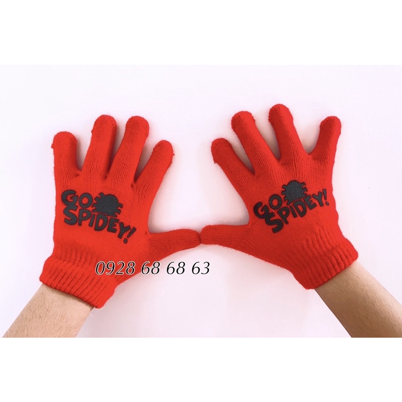 Set mũ len siêu nhân nhện Đỏ /Xanh bền đẹp