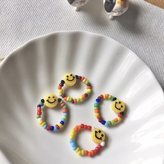 Nhẫn hạt mặt cười