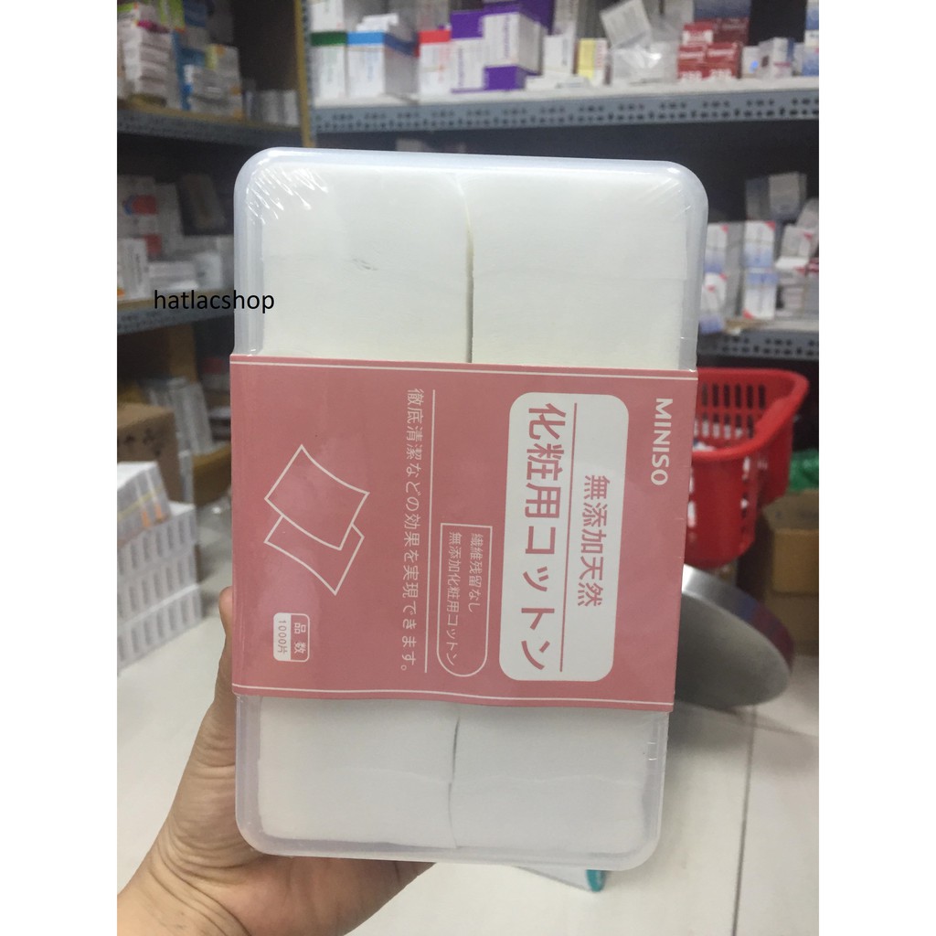 Bông tẩy trang miếng Miniso