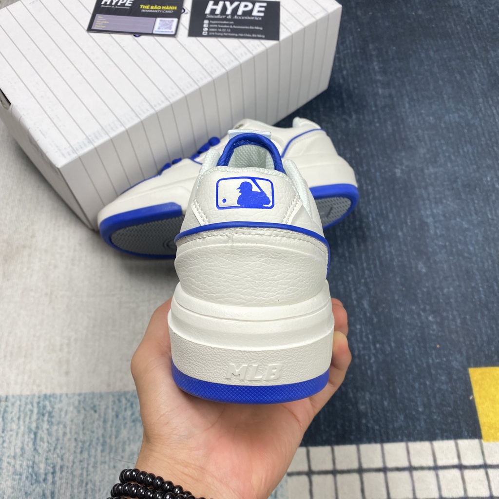 Giày sneaker MLB Chunky Liner LA (MLB Trắng/Xanh) - HYPE Sneaker | Bản 1:1 chuẩn