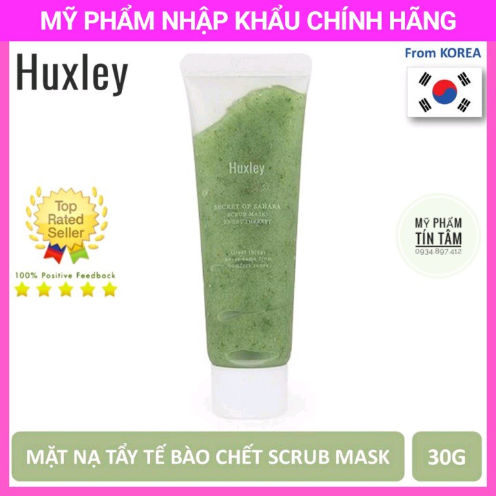 [Có Bill] Tẩy Tế Bào Chết Xương Rồng HUXLEY Mini 30g