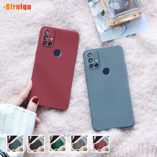 Ốp điện thoại TPU đá cát mềm nhám mỏng cho Oneplus Nord N10 5g