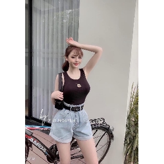 QUẦN JEANS ĐÙI CẠP CHUN