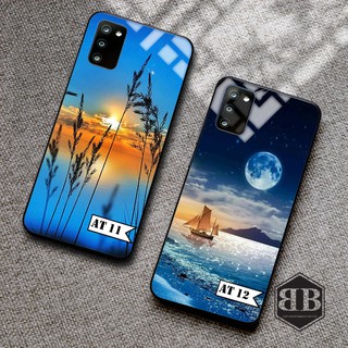 Ốp lưng kính cường lực Samsung Galaxy A02s in hình đẹp như ý