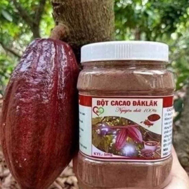 Bột cacao nguyên chất đặc sản daklak 1kg (2hôp)