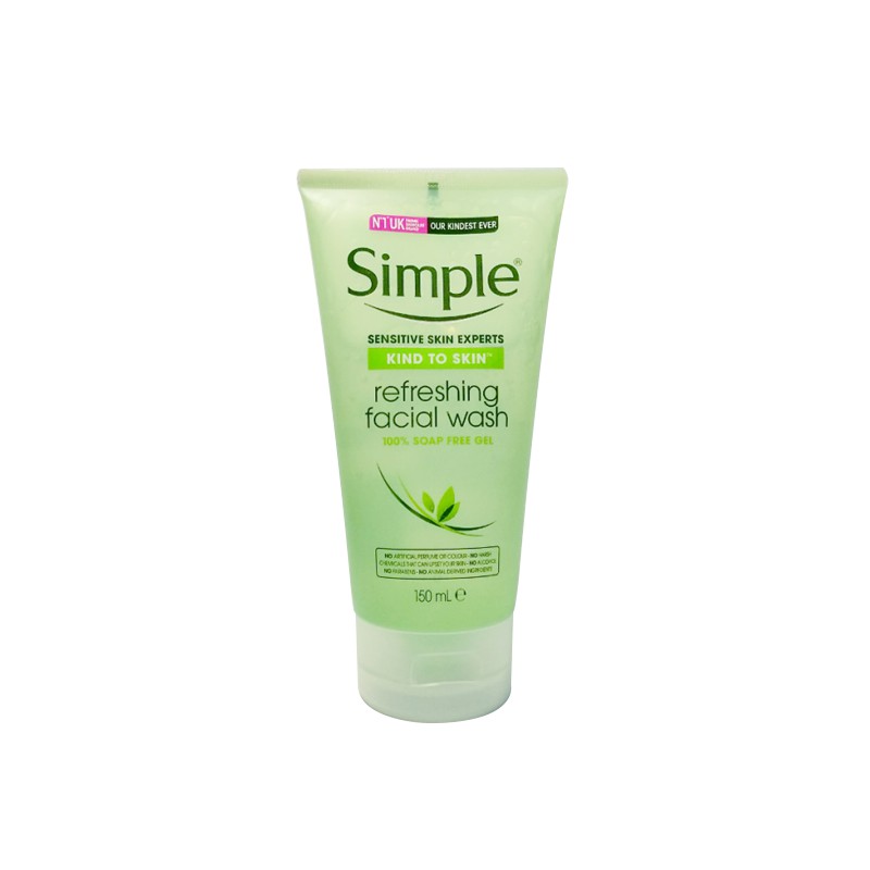 (MẪU MỚI) SỮA RỬA MẶT SIMPLE KIND TO SKIN REFRESHING FACIAL WASH GEL