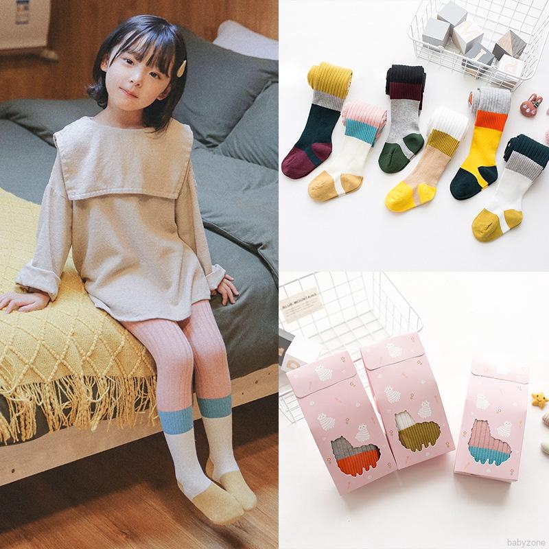 Quần legging co dãn , in họa tiết dễ thương cho bé gái