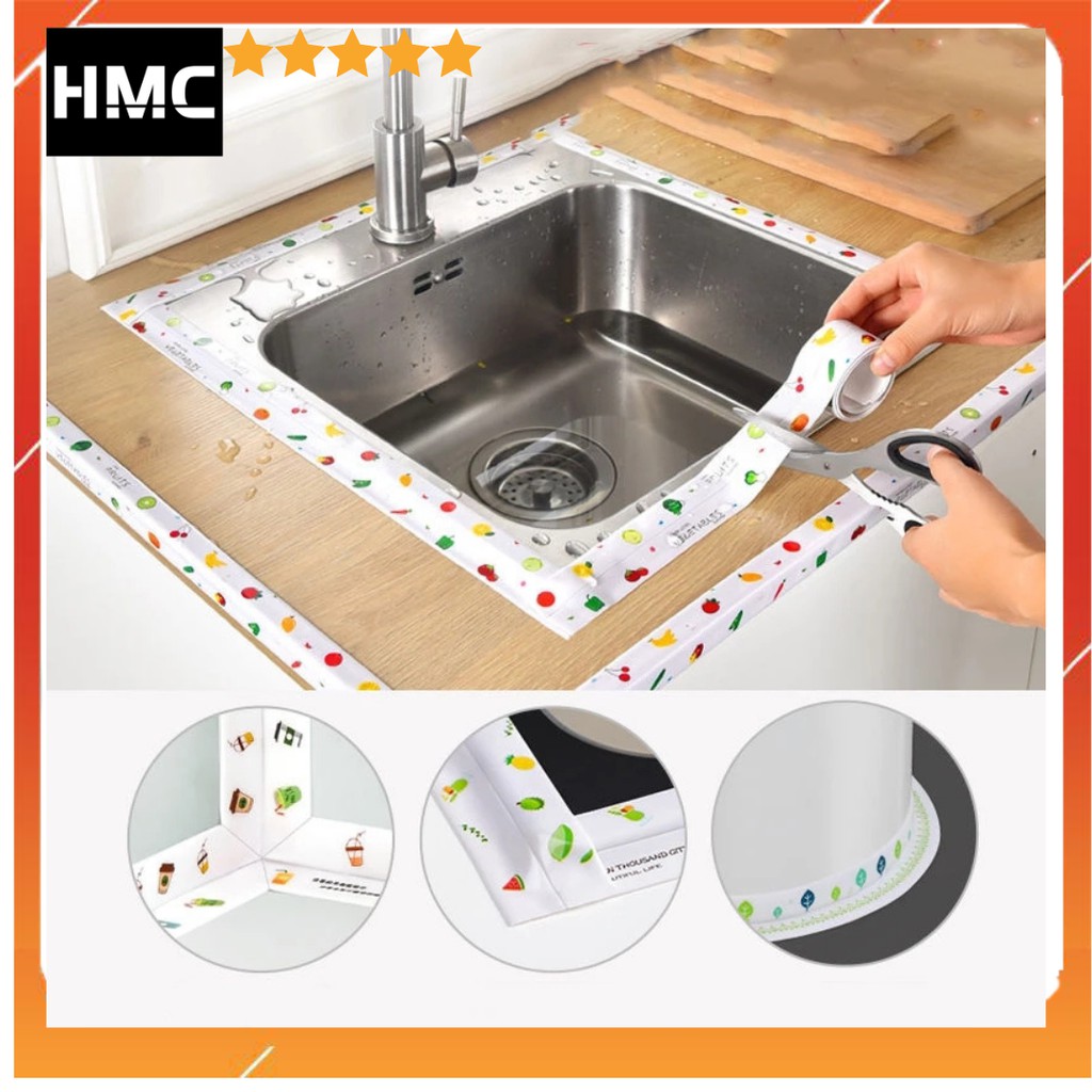 Băng dính dán viền bồn rửa chén chống thấm nước