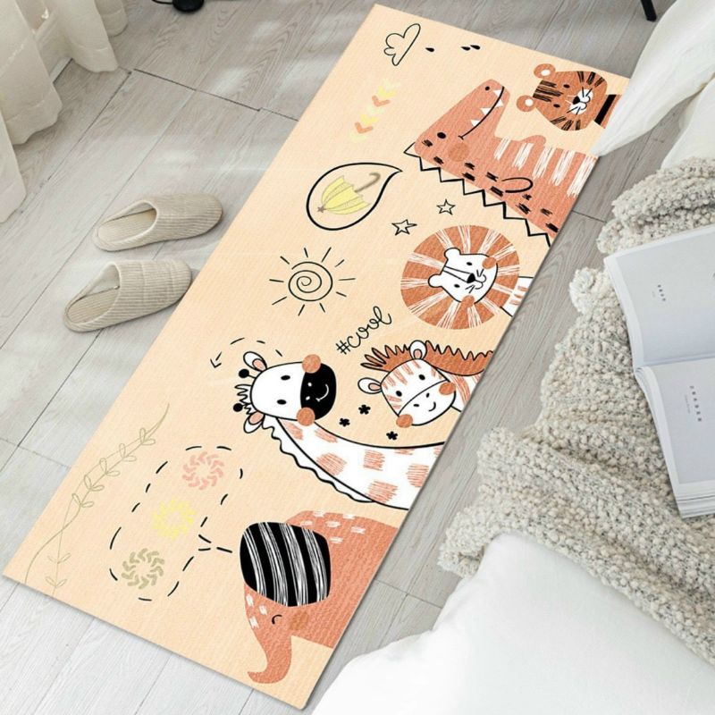 Thảm chân giường thảm văn phòng Thảm bali trải trang trí size 80x200cm