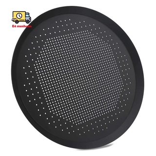 Khay nướng bánh pizza hình tròn 14 inch có lỗ tiện dụng cho nhà hàng
