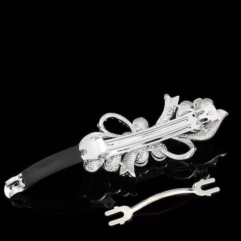 Kẹp Tóc Càng Cua Bằng Hợp Kim Hình Hoa Phong Cách Hàn Quốc Retro Dễ Phối Đồ Dành Cho Nữ