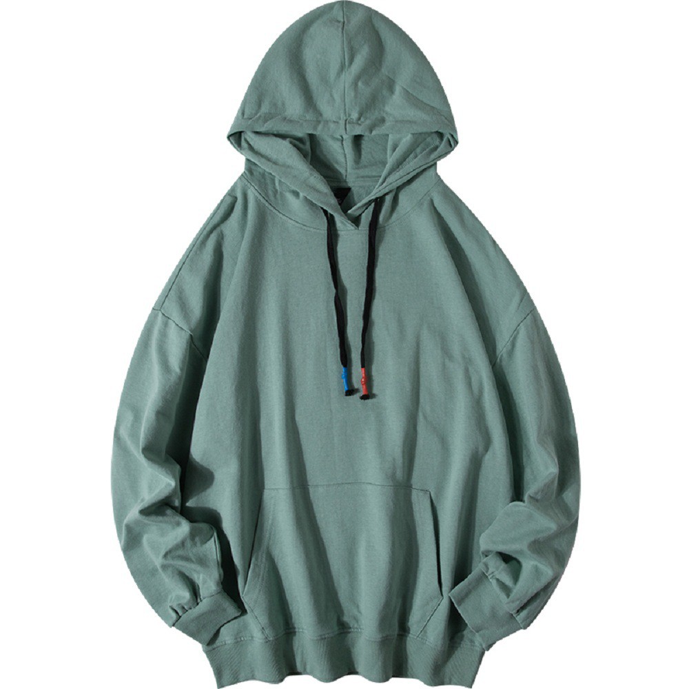 Áo hoodie dáng rộng phong cách trẻ trung nhiều màu tùy chọn cho nam trẻ