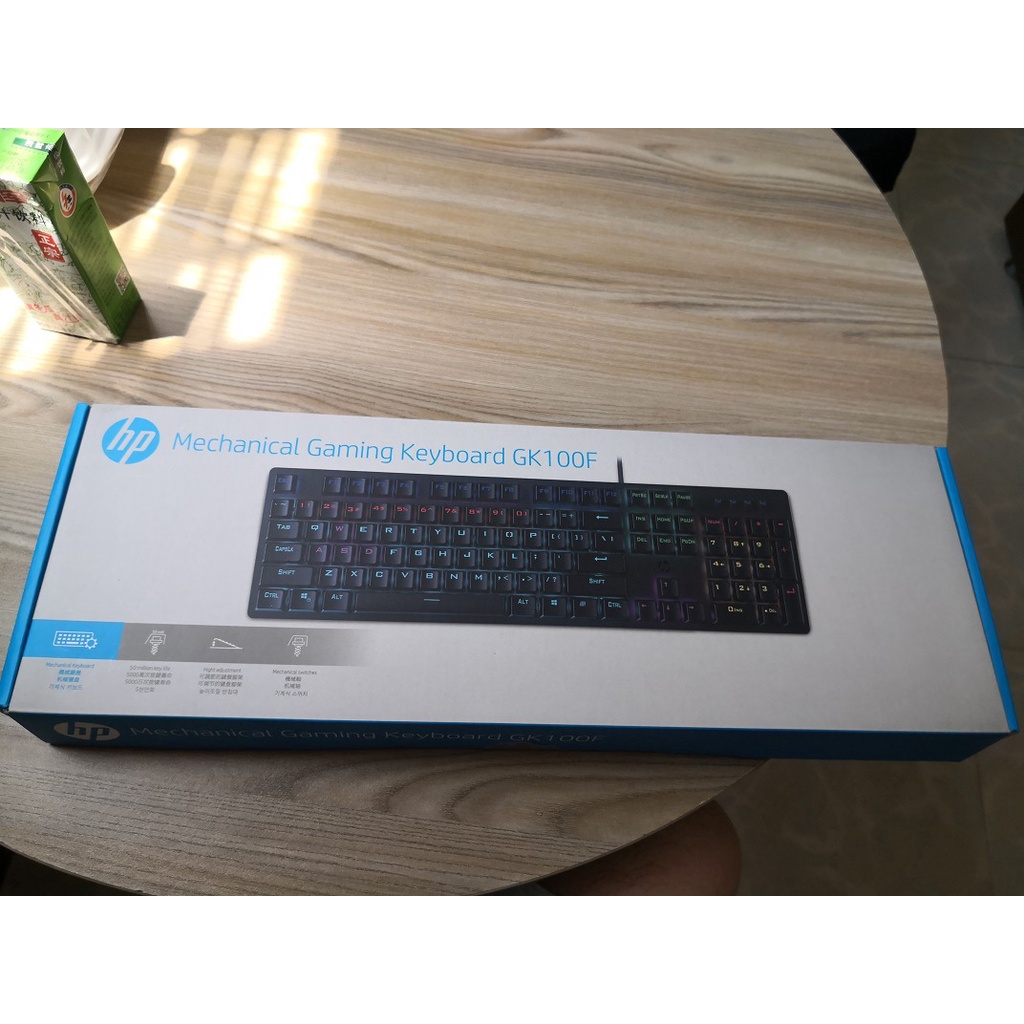 Bàn phím cơ GK100F tuyệt đẹp 104 phím Đèn nền LED Bàn phím chơi game cho PC / Laptop