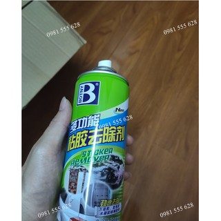 Bình xịt tẩy băng keo, vết mực