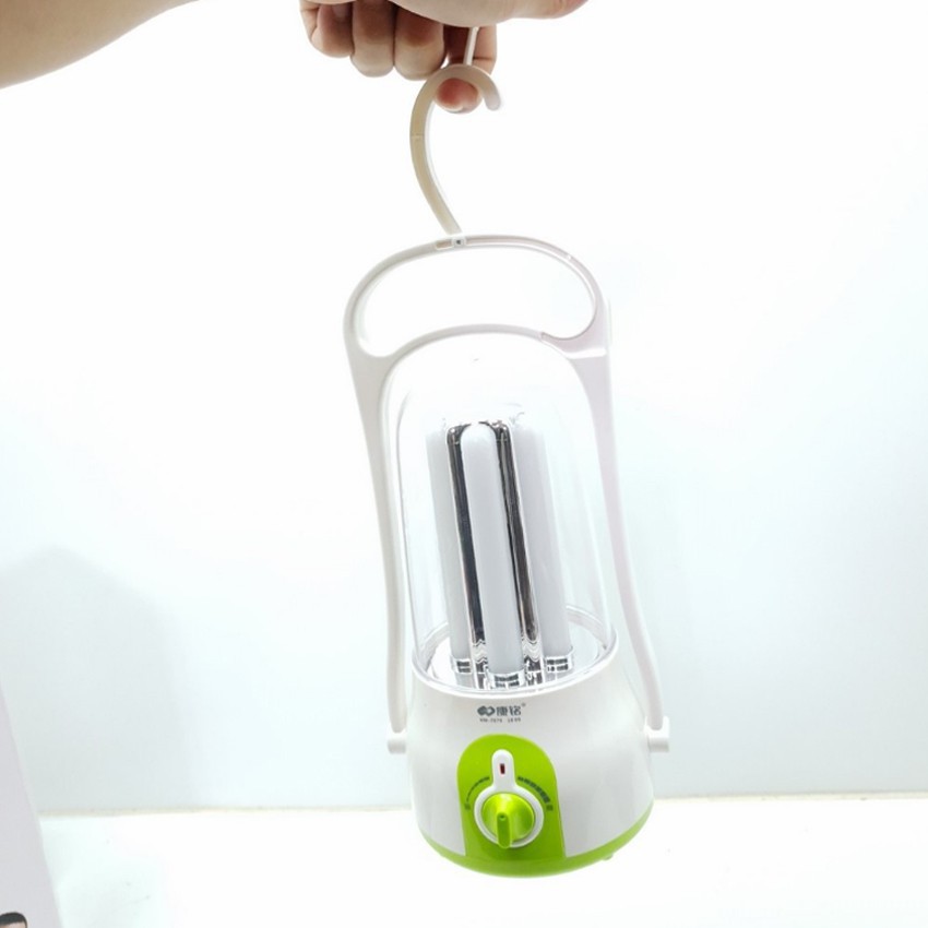 [ Siêu rẻ ] Đèn tích điện kiêm sạc pin dự phòng KM-7679