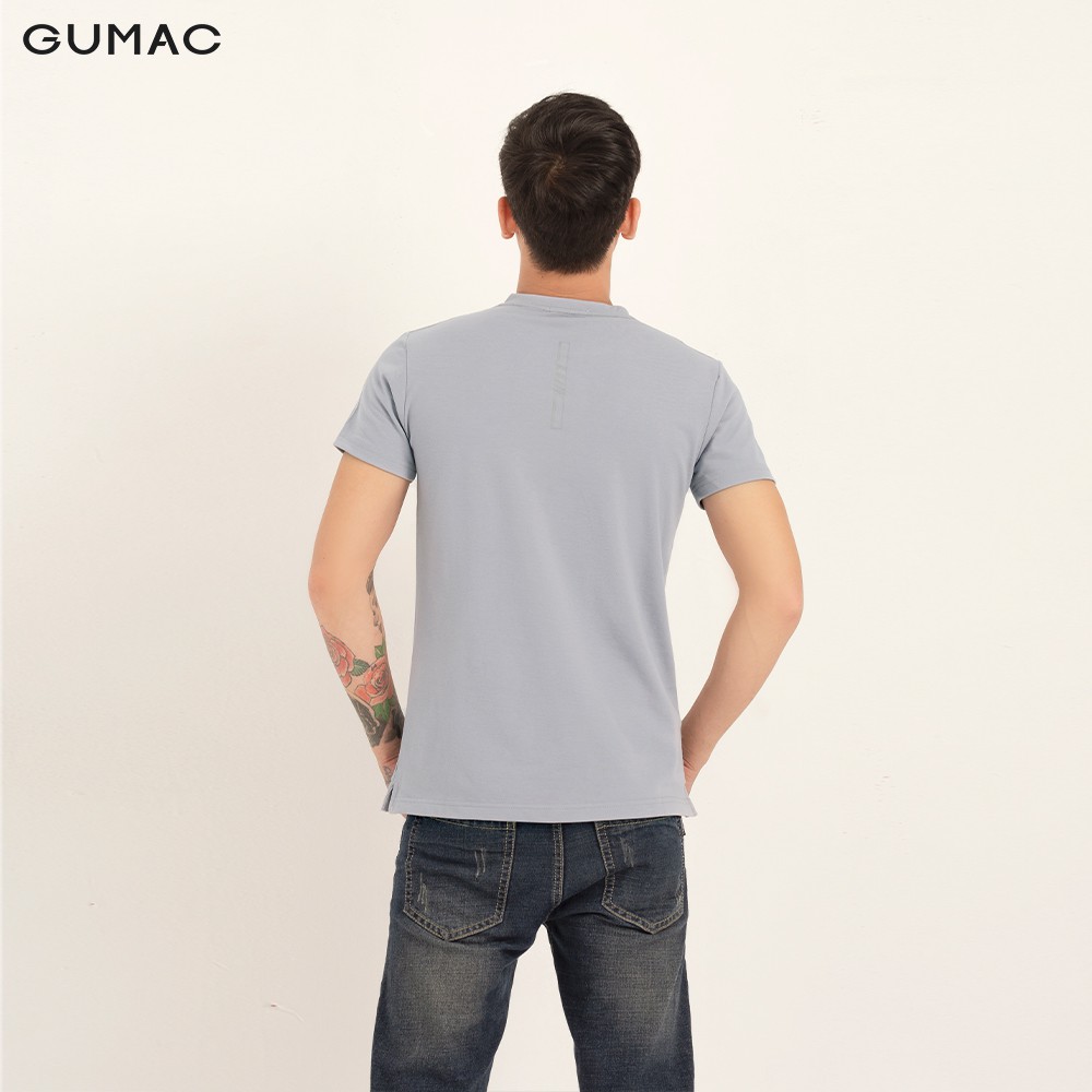 [Mã WABRGD12 giảm 10% đơn 250K] Áo thun nam cá sấu in GUMAC đủ màu đủ size, thiết kế basic ATNB140 | BigBuy360 - bigbuy360.vn