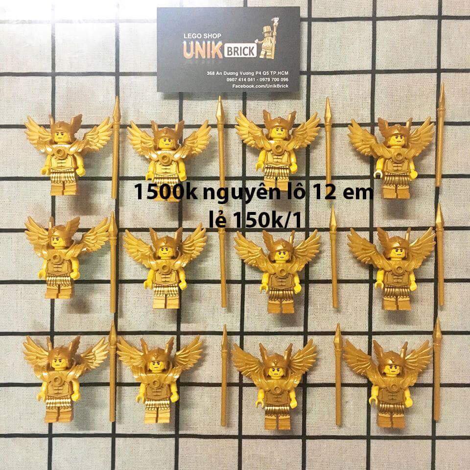 Lego UNIK BRICK lô 12 flying warrior trong minifigures series 15 chính hãng (như hình).