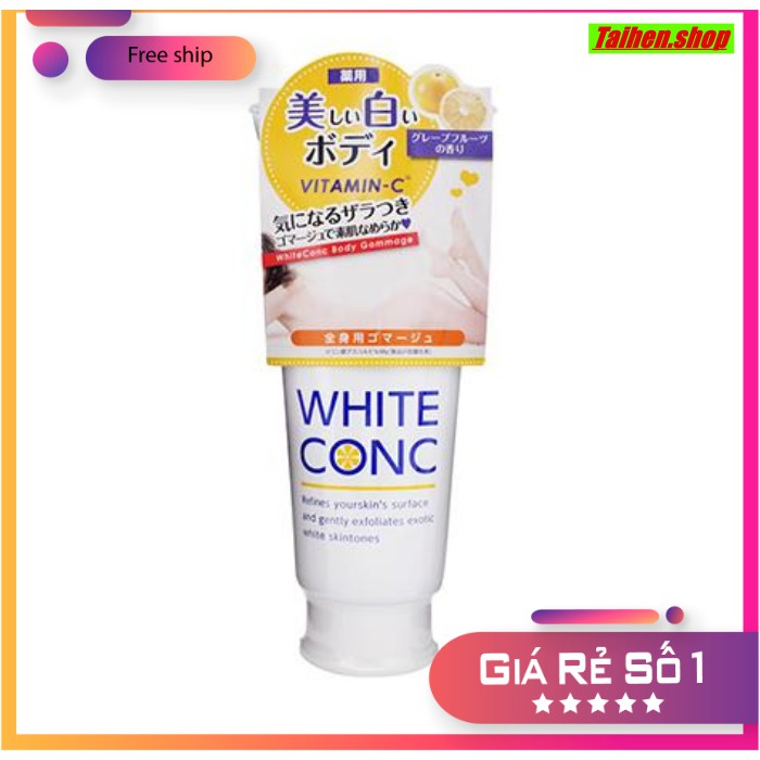 Tẩy tế bào chết, trắng da White Conc Body Gommage With VitaminC 180gr