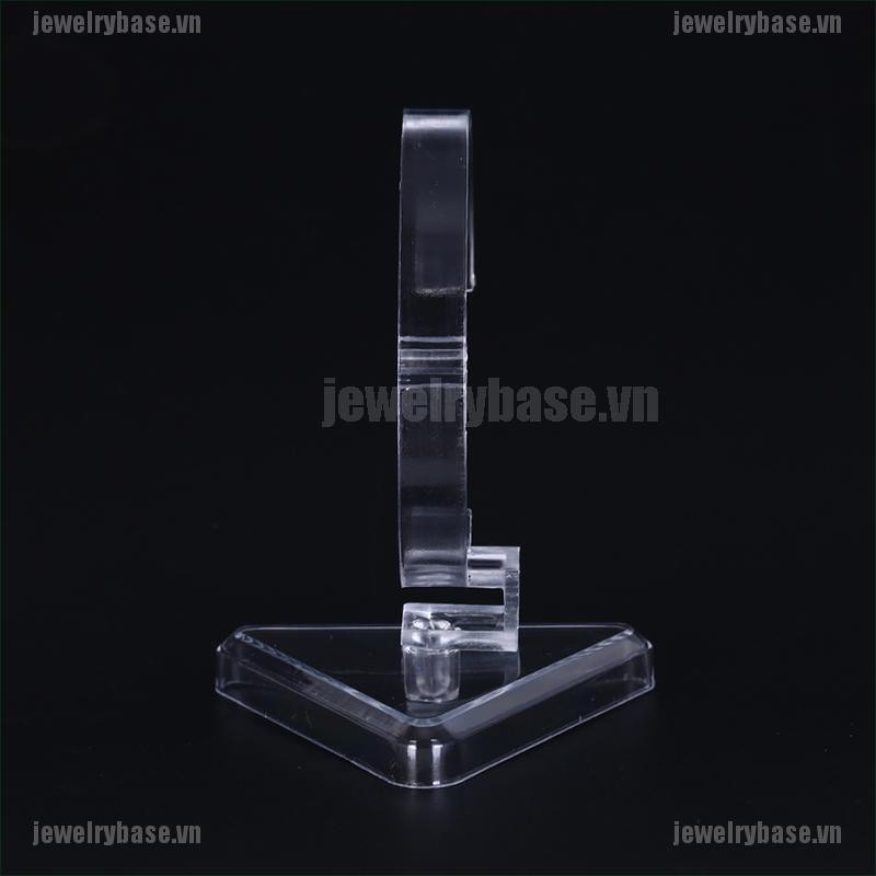 [Base] 1pc clear plastic wrist watch display rack holder sale show case stand tools [VN]