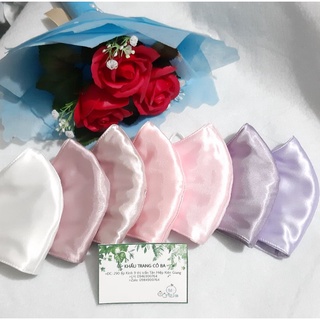 Khẩu trang vải phi lụa