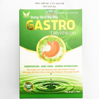 Dạ dày Gastro Davithicon hộp 20 gói