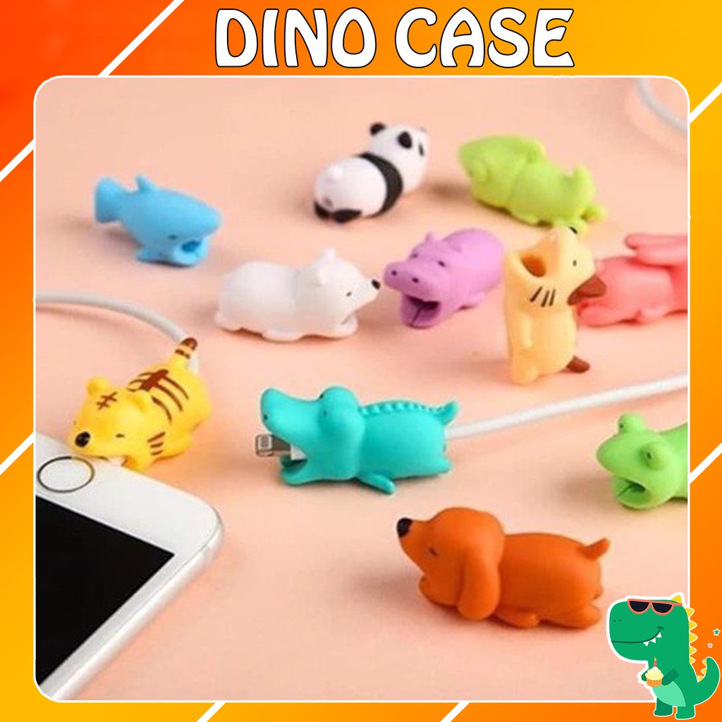 Thiết Bị Bảo Vệ Dây Cáp Hình Động Vật ( Thú bảo vệ cáp sạc) Dino Case