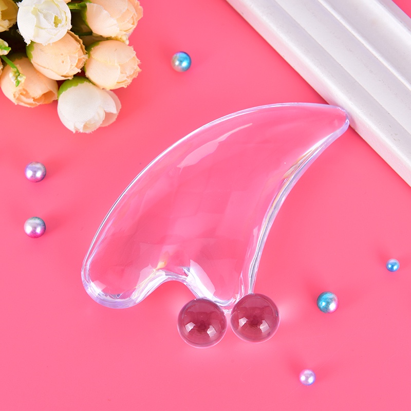 (Hàng Mới Về) Dụng Cụ Mát Xa Mặt Bằng Nhựa Pha Lê Tự Nhiên