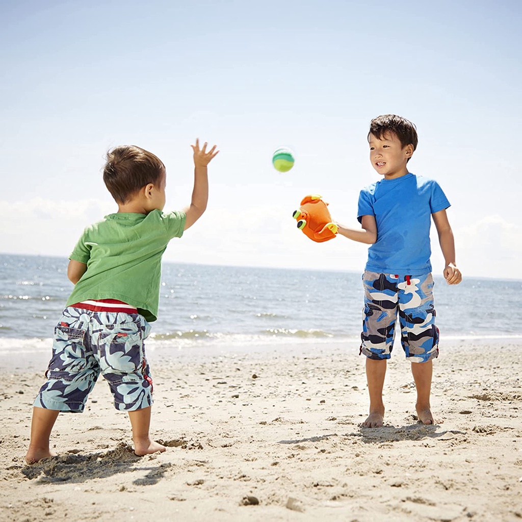 Đồ chơi quăng và bắt cua với 2 quả bóng Melissa & Doug Sunny Patch Clicker Crab Toss and Grip Catching Game With 2 Balls